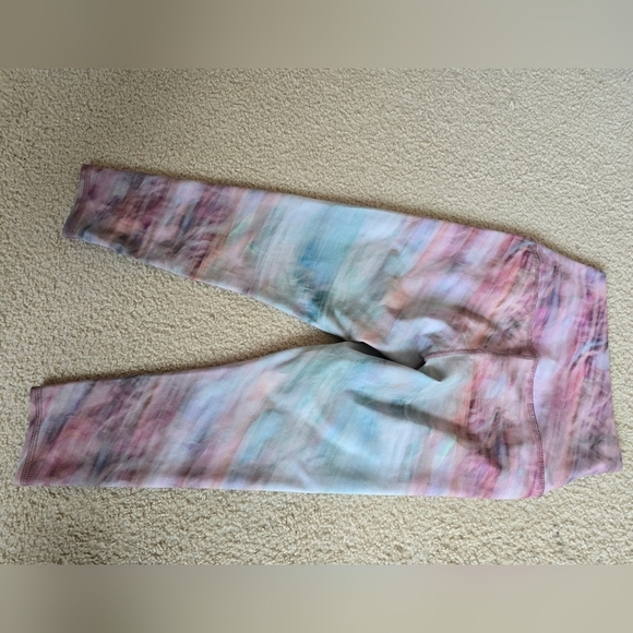 142. Evolution & Creation High Waist Multi-Color Pastels Cropped Leggings Medium - Picture 11 of 11